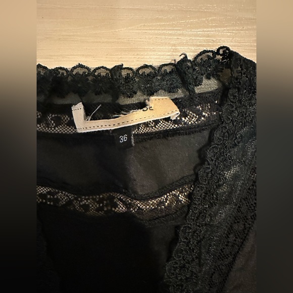 See by Chloe mixed media silk lace cardigan size xs - Picture 5 of 9